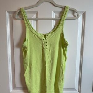 Lime green Aerie Tank size large